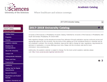 Tablet Screenshot of catalog.usciences.edu