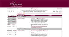 Desktop Screenshot of calendar.usciences.edu